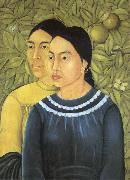 Frida Kahlo Two Women oil